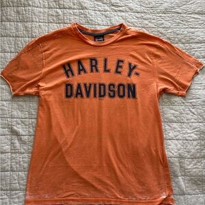 Harley-Davidson Orange Short Sleeve Tee
